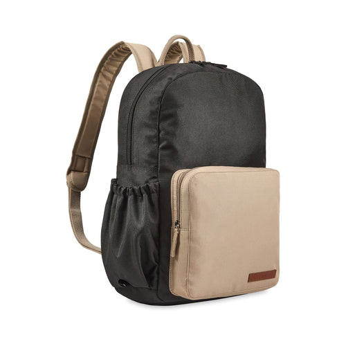 The Ain backpack in Black and Cream