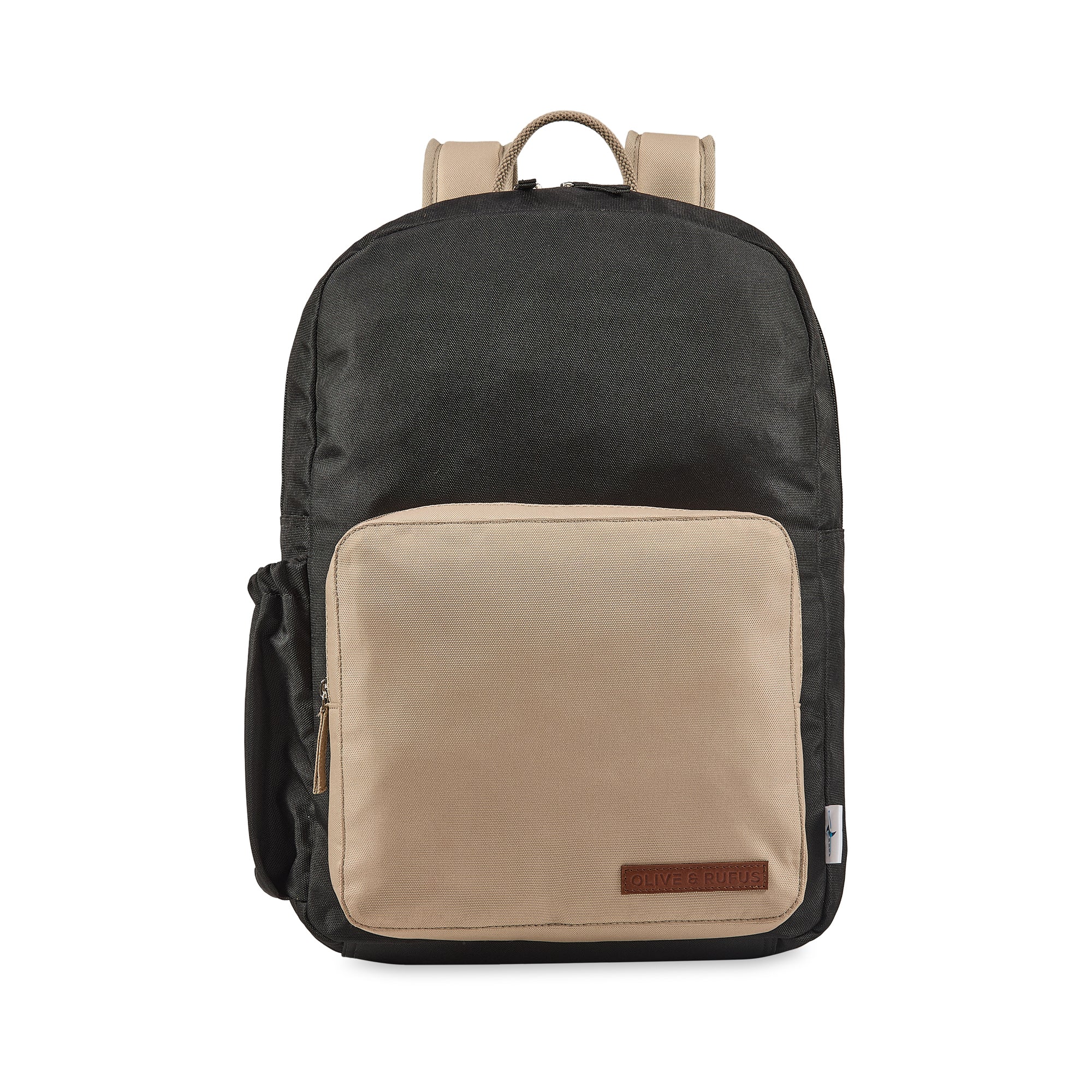 The Ain backpack in Black and Cream