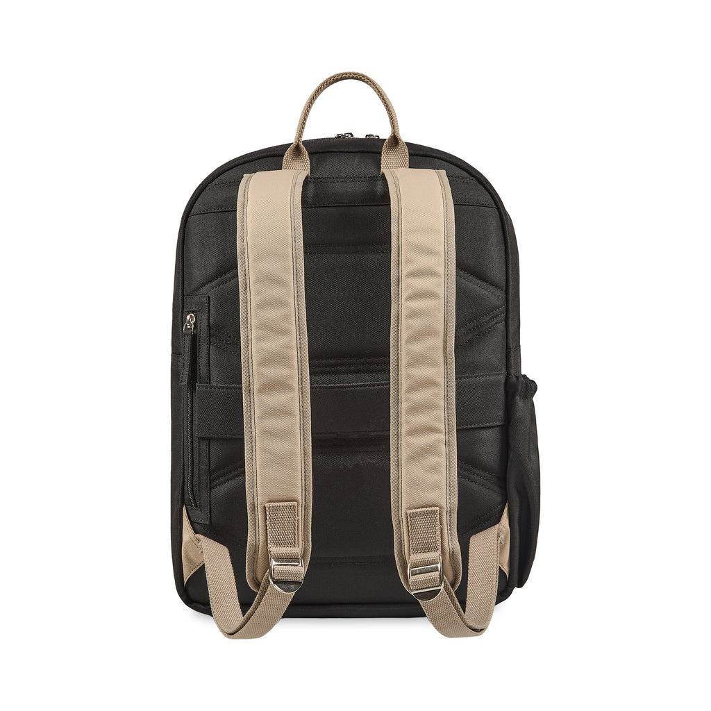 The Ain backpack in Black and Cream
