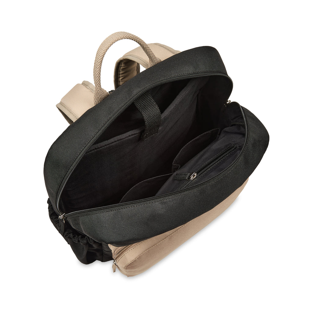 The Ain backpack in Black and Cream