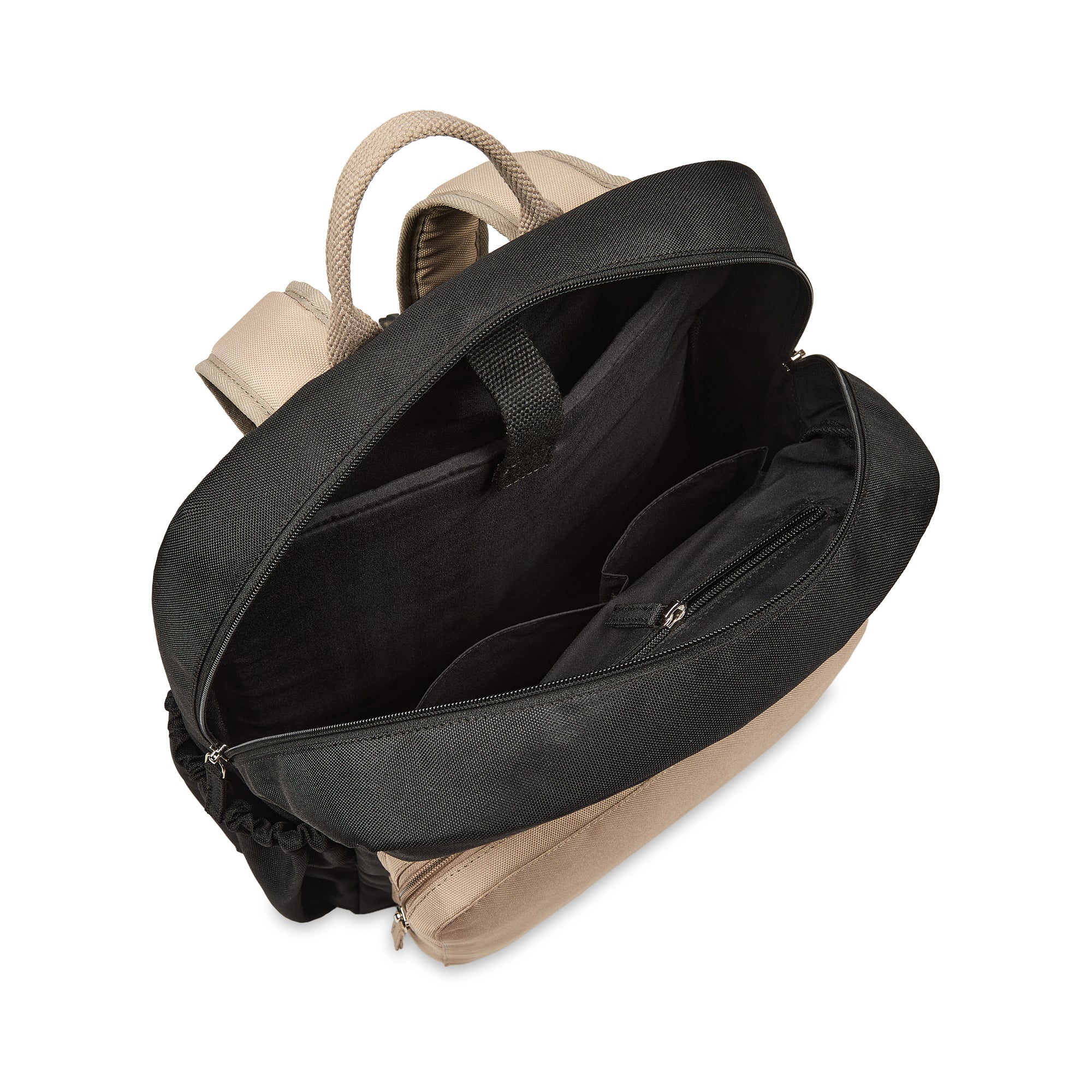 The Ain backpack in Black and Cream