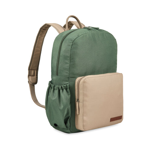 The Ain backpack in Green and Cream