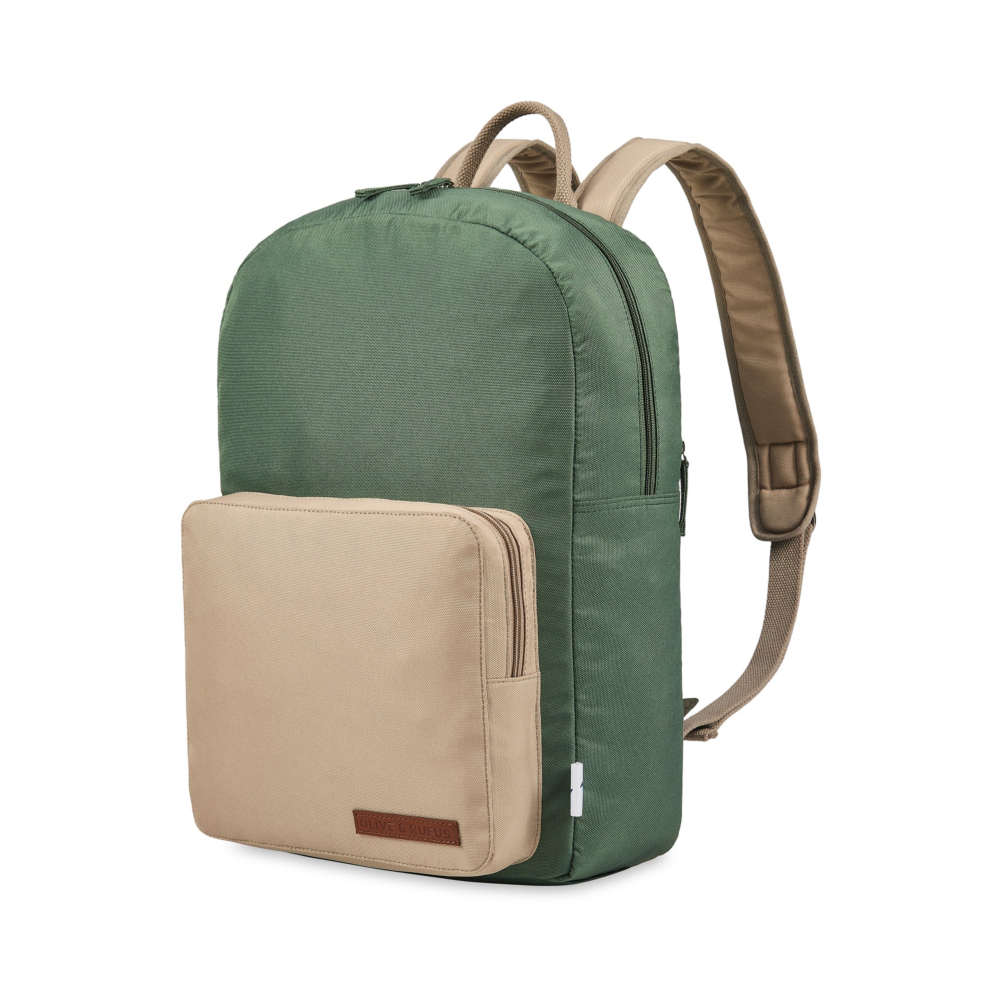The Ain backpack in Green and Cream