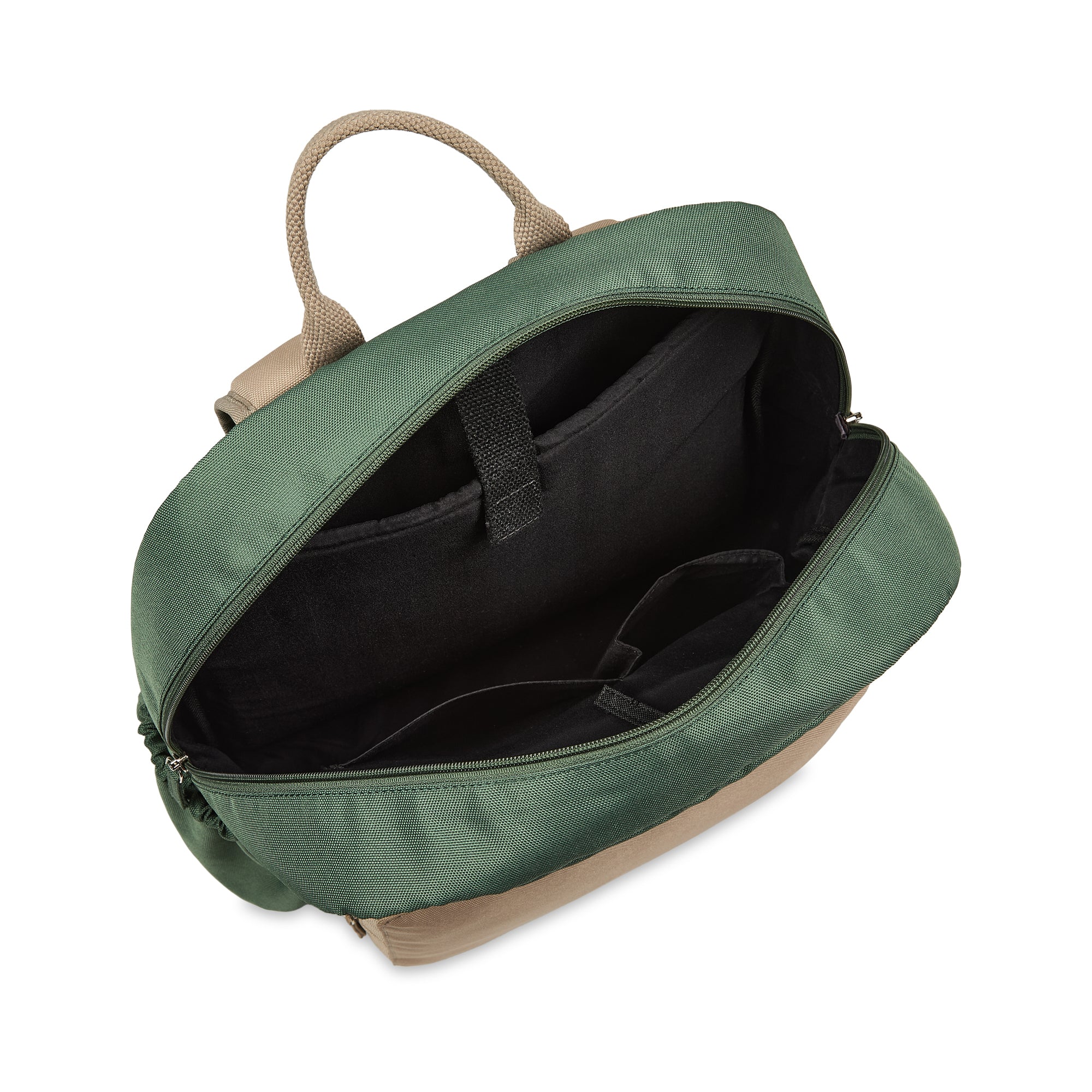The Ain backpack in Green and Cream
